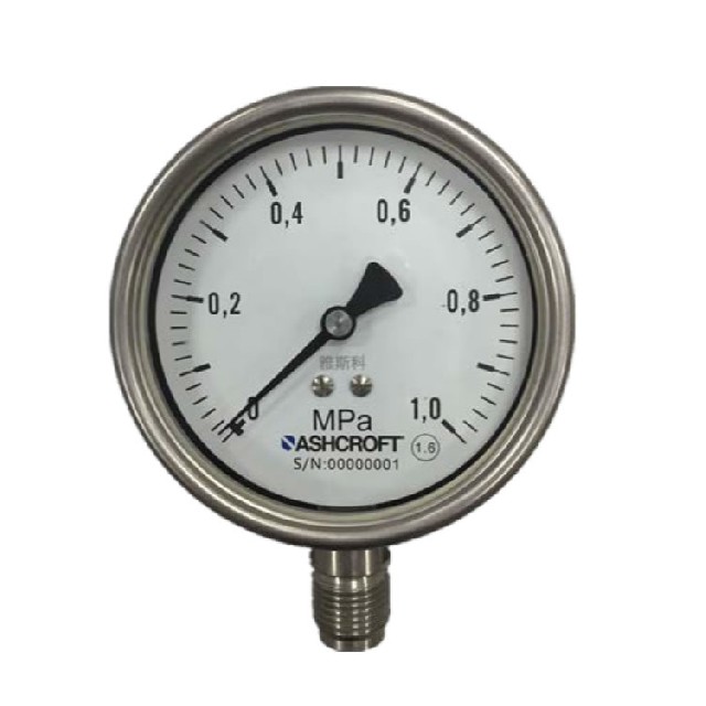 美國(guó)ASHCROFT T5400 全不銹鋼彈簧管壓力表